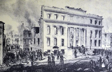Ruinen der Merchants Exchange, New York